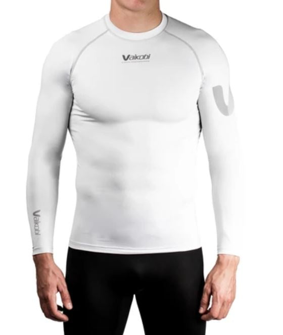 VAIKOBI VOCEAN LONG SLEEVE FITTED UV TOP- SILVER - UNISEX - DISCONTINUED STYLE - LAST STOCK