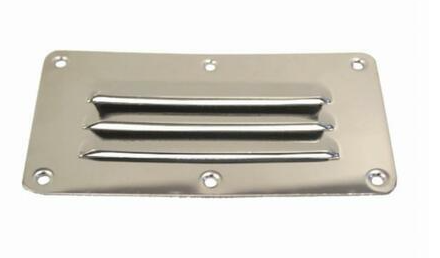 VENT-LOUVRE STAINLESS STEEL 127mm x 65mm
