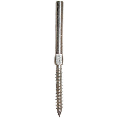 STAINLESS STEEL LAG SCREW TERMINAL  1/8" - LEFT HAND