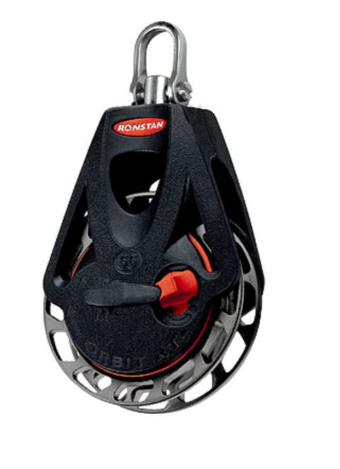 RONSTAN S55 RATCHET ORBIT BLOCK WITH SWIVEL HEAD