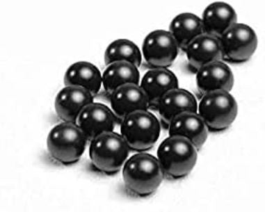 Ronstan Acetal Ball Black 1/4 " diameter