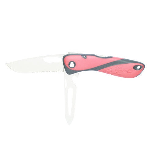 WICHARD OFFSHORE KNIFE - serrated blade - shackler/spike - orange/black