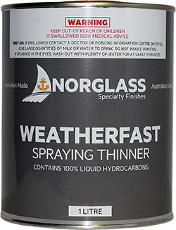 3052 1Litre WEATHERFAST SPRAYING THINNER,  AVAILABLE IN STORE ONLY