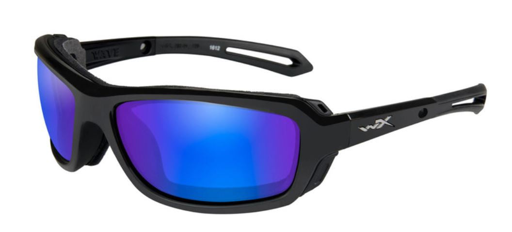 WILEY X WAVE | POLARISED BLUE W/ GLOSS BLACK FRAME