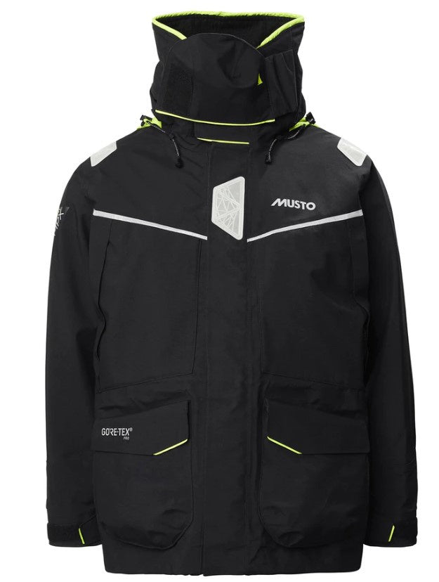 MUSTO MPX GORE-TEX PRO OFFSHORE JACKET - BLACK - SMJK071 - SIZE XLARGE ONLY