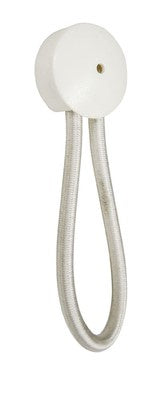 CANVAS SHOCKCORD LOOP 80mm -  WHITE