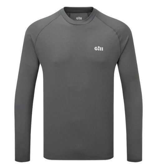 GILL MILLBROOK LONG SLEEVE CREW SHIRT - GREY