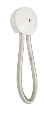 CANVAS SHOCK CORD LOOP 90mm WHITE