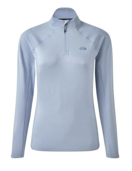GILL WOMEN'S HEYBROOK  THERM ZIP TOP - STORM - DISCONTINUED STYLE
