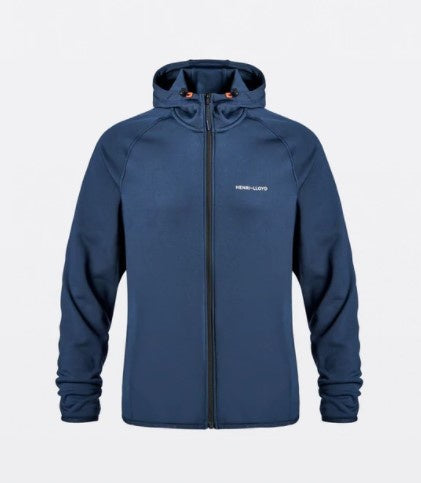 HENRI LLOYD MAV  MID LAYER ZIP HOOD - NAVY