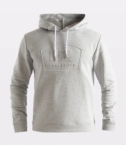 HENRI LLOYD PORT HOODIE - GREY