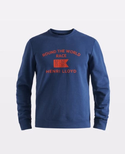 HENRI LLOYD ROUND THE WORLD SWEATSHIRT - DENIM BLUE