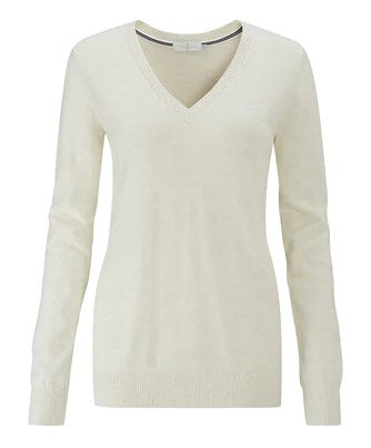 HENRI LLOYD WOMEN'S TILLY V-NECK KNIT -SURF - DISCONTINUED STYLE