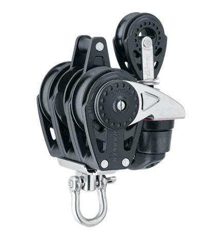 2619 HARKEN 40 MM TRIPLE RATCHET CARBO AIR®BLOCK — SWIVEL, BECKET, CAM CLEAT, 29MM BLOCK