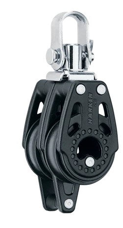 343 HARKEN 29 MM DOUBLE CARBO AIR BLOCK — SWIVEL, BECKET