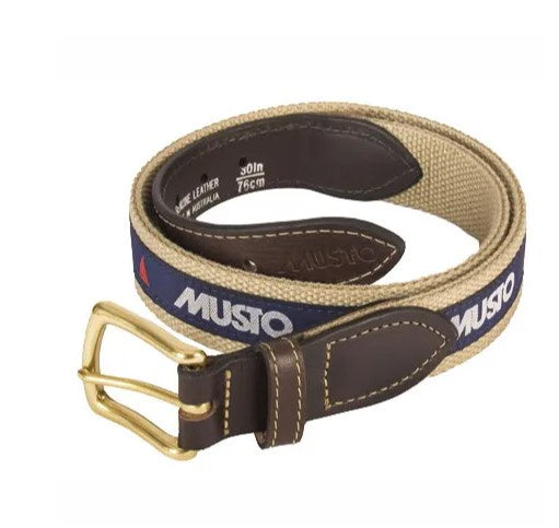 MUSTO LOGO WEB BELT