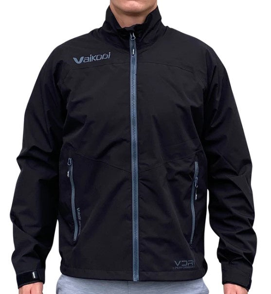 VAIKOBI VDRY PERFORMANCE ZIP JACKET - BLACK