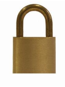 MARINE PADLOCKS - BRASS WITH STAINLESS SHACKLE -RWB2658 30MM