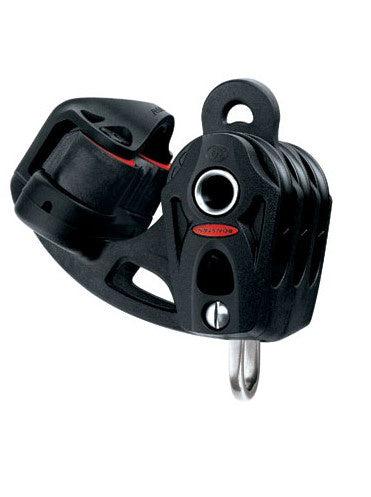 RONSTAN SERIES 30 BB ORBIT TRIPLE BLOCK WITH BECKET & CLEAT