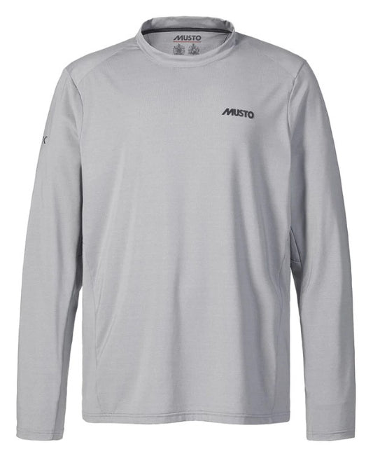 MUSTO LPX SUNBLOCK DYNAMIC LONG SLEEVE TEE - GREY