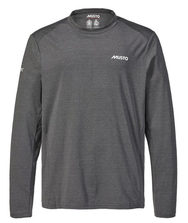 MUSTO LPX SUNBLOCK DYNAMIC LONG SLEEVE TEE - BLACK