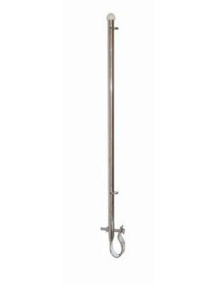 RAIL MOUNT FLAG POLE - STAINLESS STEEL