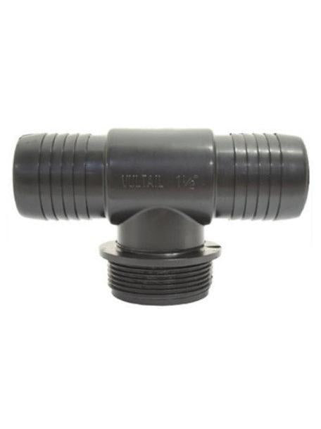 NYLON MALE BSP THREAD WITH BARBED TEE 1/2 X 13MM