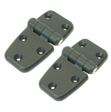 HINGES - UV STABILISED BLACK NYLON - 100MM (PAIR)