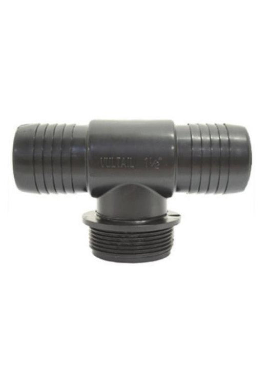 NYLON MALE BSP THREAD WITH BARBED TEE - 1" X 25MM