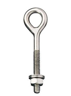 RONSTAN WELDED EYE BOLT - 1/4" thread x 3" long stud