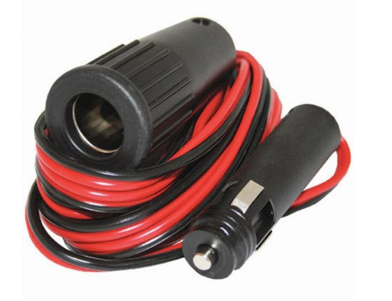 CIGARETTE SOCKET ELECTRICAL EXTENSION CORD AND PLUG - 3METRES