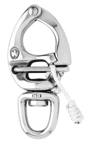 2675 - WICHARD HR QUICK RELEASE SNAP SHACKLE - With swivel eye - Length: 90 mm
