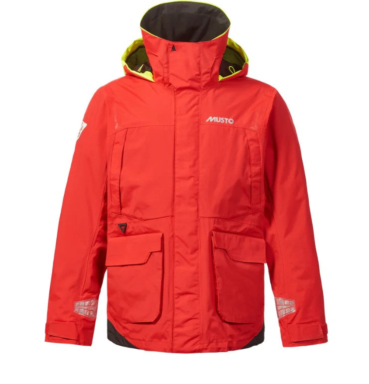 MUSTO MEN'S BR1 CHANNEL JACKET - RED
