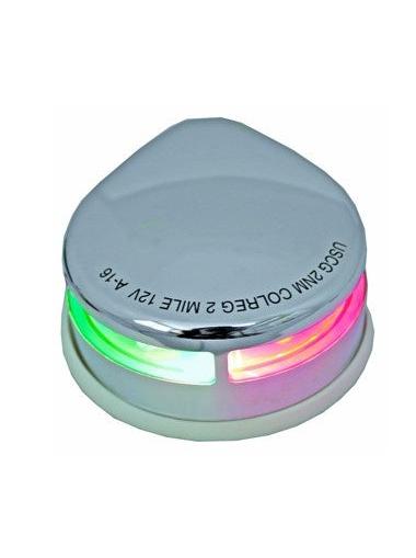 BICOLOUR LED NAVIGATION LIGHT - STAINLESS STEEL