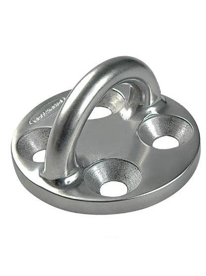 RONSTAN ROUND BASE PAD EYE 4XM6 (1/4") HOLES