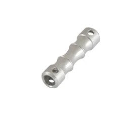 ALLEN 8MM DOG BONE - SILVER