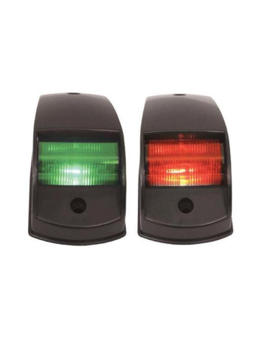 PORT & STARBOARD LIGHTS RECTANGLE - STANDARD BULB (PAIR) - BLACK