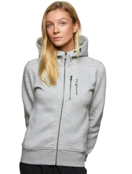 SAIL RACING WOMEN'S GALE ZIP HOOD -  GREY MELANGE