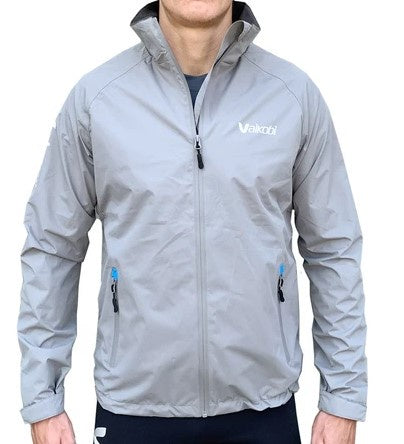 VAIKOBI VDRY LIGHTWEIGHT FULL ZIP JACKET- GREY