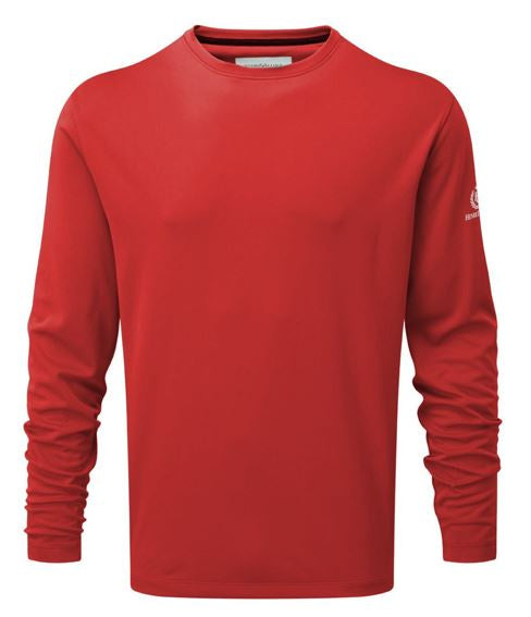 Henri Lloyd Mono Long Sleeve Tee  - RED - LAST ONES SIZE SMALL, MEDIUM & XXlARGE ONLY