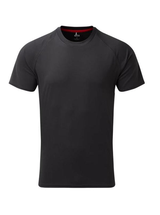MENS UV TEC TEE CHARCOAL - SIZE MEDIUM