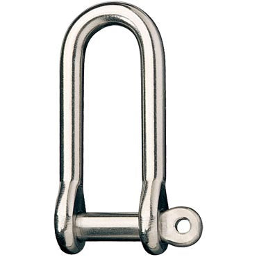 RONSTAN D Shackle, Long, Pin 5/16", L:54mm, W:17mm