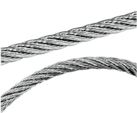 RONSTAN 1X19 WIRE ROPE 3.0mm - 316 STAINLESS STEEL - SOLD PER METRE