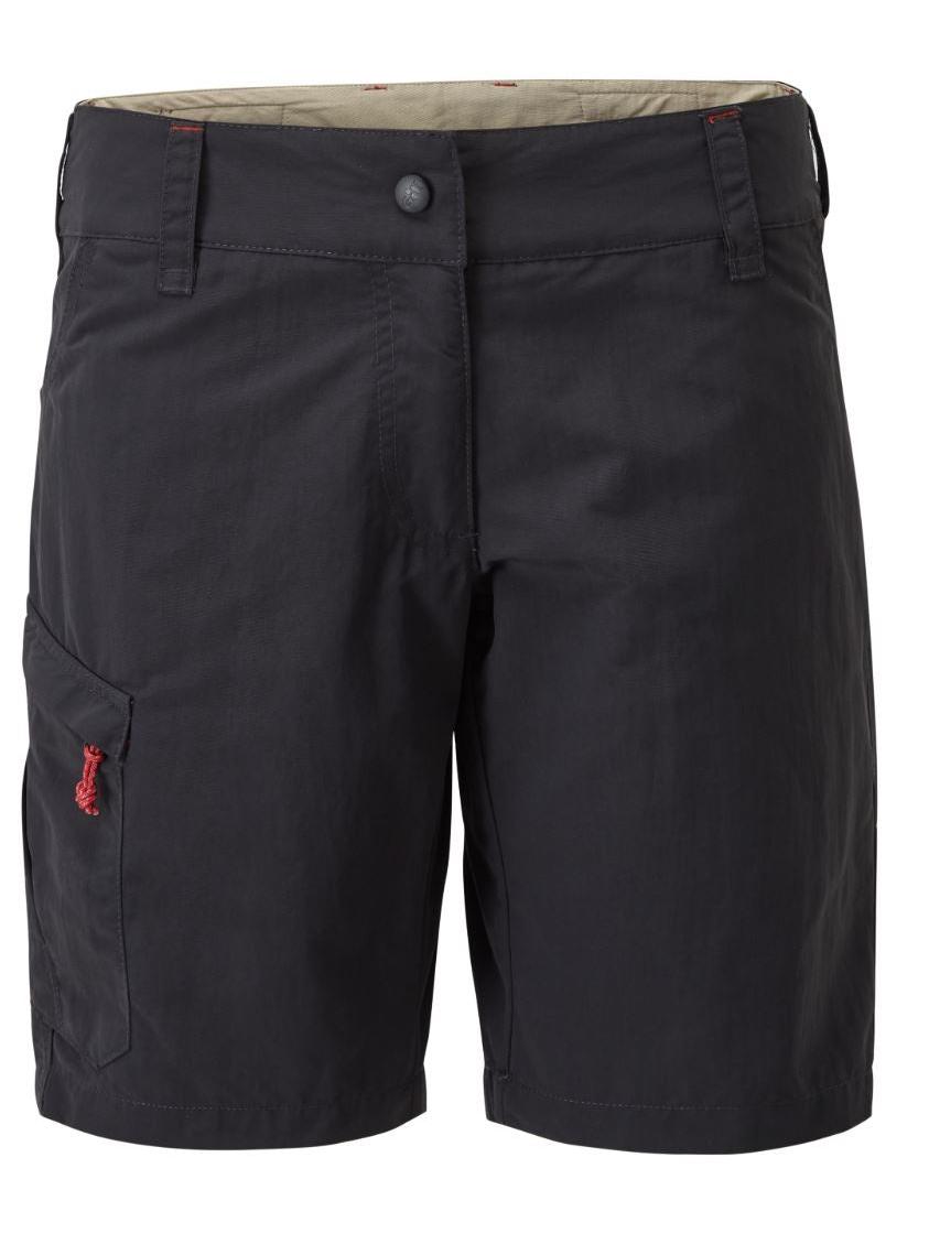 GILL WOMENS UV TEC SHORTS GRAPHITE - SIZE 8 ONLY