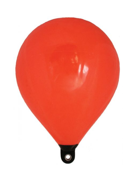 INFLATABLE TEARDROP BUOY RED/BLACK 850MM X 1.05M