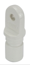 TUBE END 19MM X 1.6MM WHITE