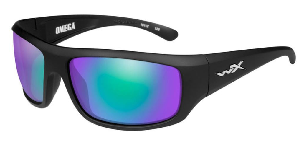 WILEY X OMEGA | POLARISED EMERALD LENS WITH MATTE BLACK FRAME