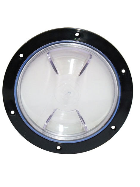 INSPECTION PORT 4" - NAIRN - BLACK/CLEAR - MADE IN AUSTRALIA