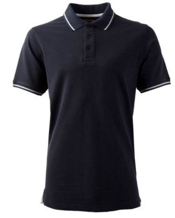 GILL MEN'S CREW POLO - CC01 - NAV - SIZE LARGE ONLY