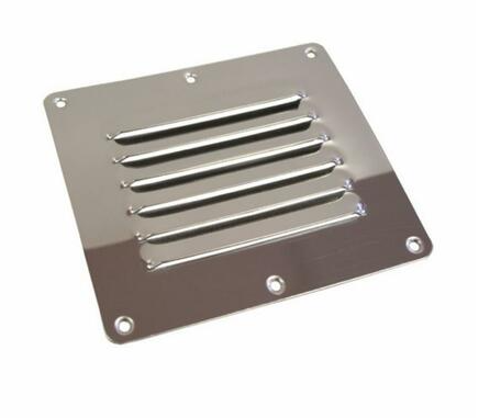 304 STAINLESS STEEL 6 LOUVRE VENTS 127mm x 115mm